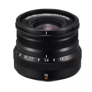 Fujifilm FUJINON XF16mmF2.8 R WR MILC Plats objektīvs Melns