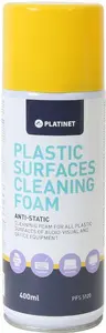 Cleaning foam PLATINET PFS5120 400 ml, multi-surface cleaner for electronics and plastics