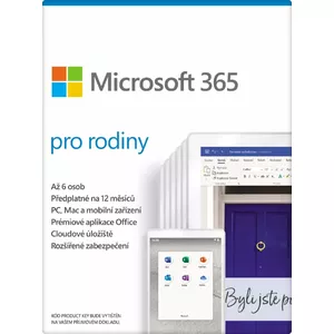 Microsoft Office 365 Home Premium 6 licence(-s) 1 gads(i) Daudzvalodu