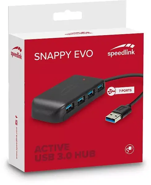 USB хаб SPEEDLINK SL-140108-BK Photo 3