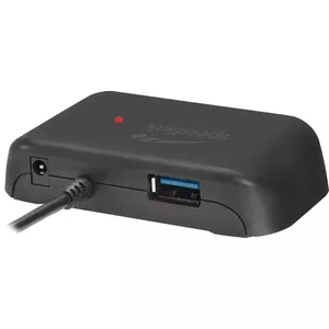 SPEEDLINK SL-140202-BK interfeisa centrmezgls USB 3.2 Gen 1 (3.1 Gen 1) Type-C 5000 Mbit/s Melns