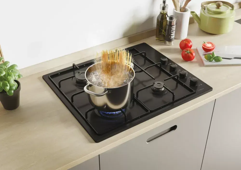 Candy Idea CHW6LBB Gas Hob Photo 3