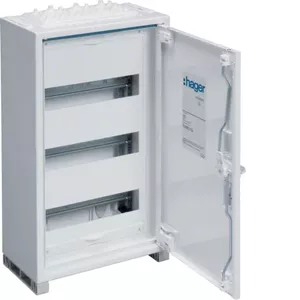 Hager FWB31S Freestanding Modular Distribution Cabinet, IP44, White