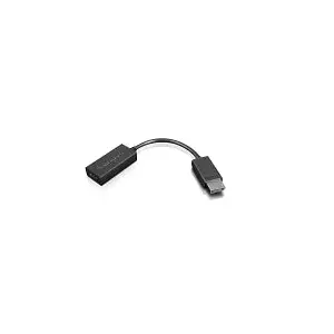 Lenovo 4X90R61023 video cable adapter 0.225 m DisplayPort HDMI Type A (Standard) Black