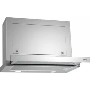 Wall-mounted extractor Gorenje BHP623E8X, Aluminium filter, Noise level: N/A