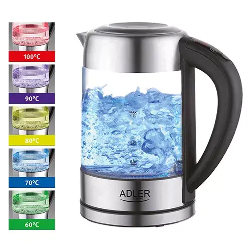 Electric kettle Adler AD 1247 1.7 L 2200 W Photo 5