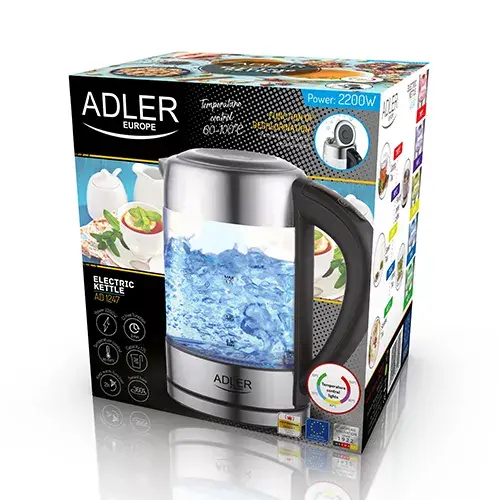 Electric kettle Adler AD 1247 1.7 L 2200 W Photo 8