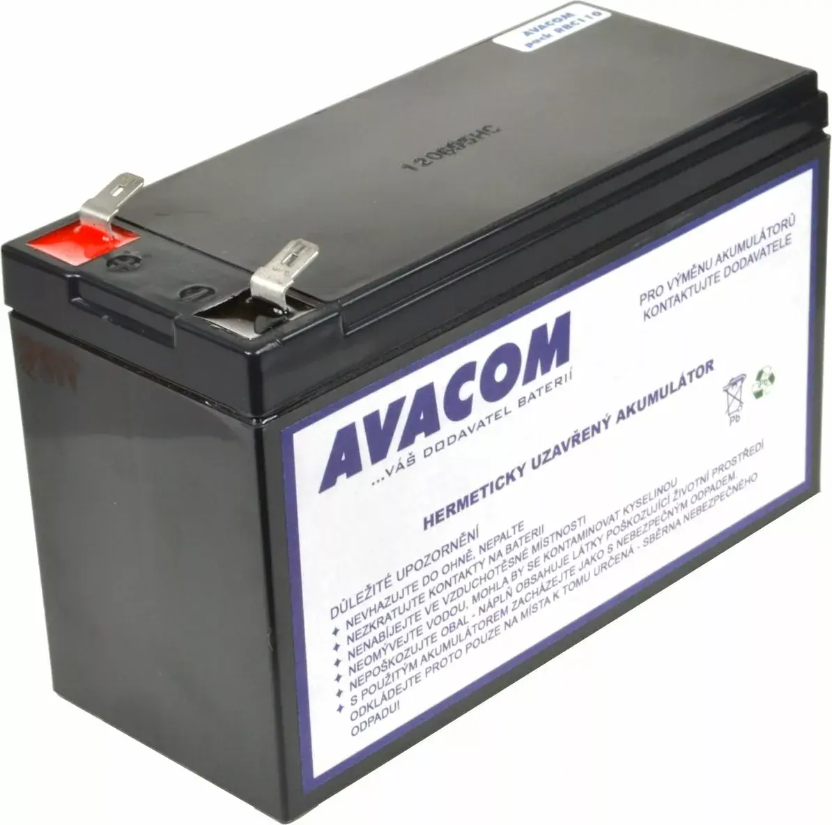 UPS battery AVACOM AVA-RBC110 12V 9Ah Photo 2