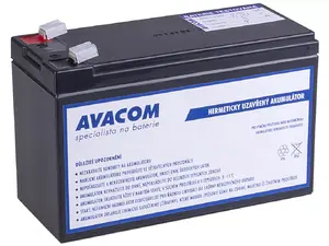 Аккумулятор для ИБП AVACOM AVA-RBC17 свинцово‑кислотный герметичный (SLA) для совместимых блоков, форма RBC17