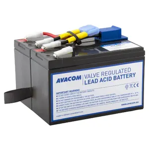 Replacement battery AVACOM AVA-RBC48 for RBC48 UPS — compatible UPS battery pack
