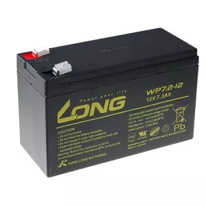 Sealed Lead Acid Battery AVACOM PBLO-12V007.2-F2A 12V 7.2Ah with F2 (5.8 mm) terminals