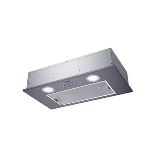 Built-in cooker hood CANDY CBG625/1X, 520 mm width, 207 m³/h, charcoal filter, rotary control, silver