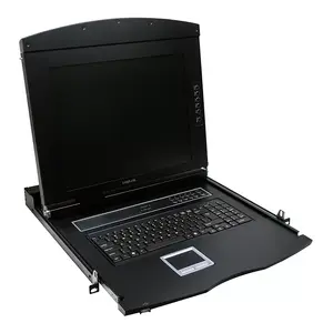 LogiLink LC702GE 17-inch Rack Console with 1280 x 1024 Resolution and German Keyboard