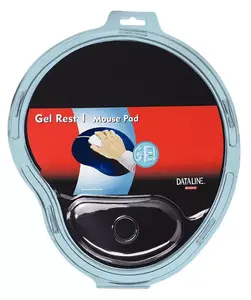 Wrist Rest ESSELTE GEL-REST 1 — Gel/Spandex wrist support, 260×300 mm, Black