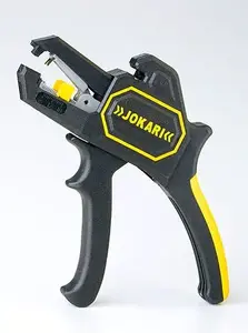 Stripping Pliers JOKARI Secura 2K T20100, cable 0.2–6.0 mm², adjustable strip length 6–18 mm, automatic stop, 1 pc