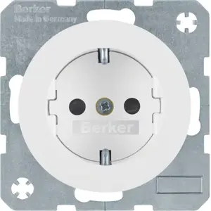 Berker 47232089 F tipa kontaktligzda, 16A 250V, balta