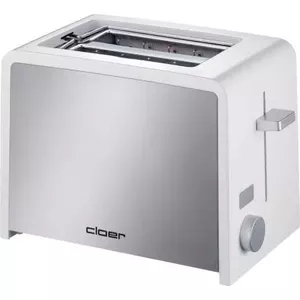 Toaster Cloer 3211 2 slice(s) Silver White