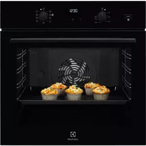 Built-in electric oven Electrolux EOD5C50Z — 72 L, catalytic cleaning, convection, grill, black, 596×594×569 mm