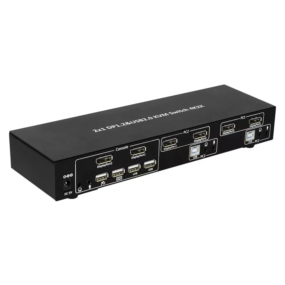 KVM switch TECHLY DP-KVM2 — 2-port DisplayPort 1.2 Photo 4