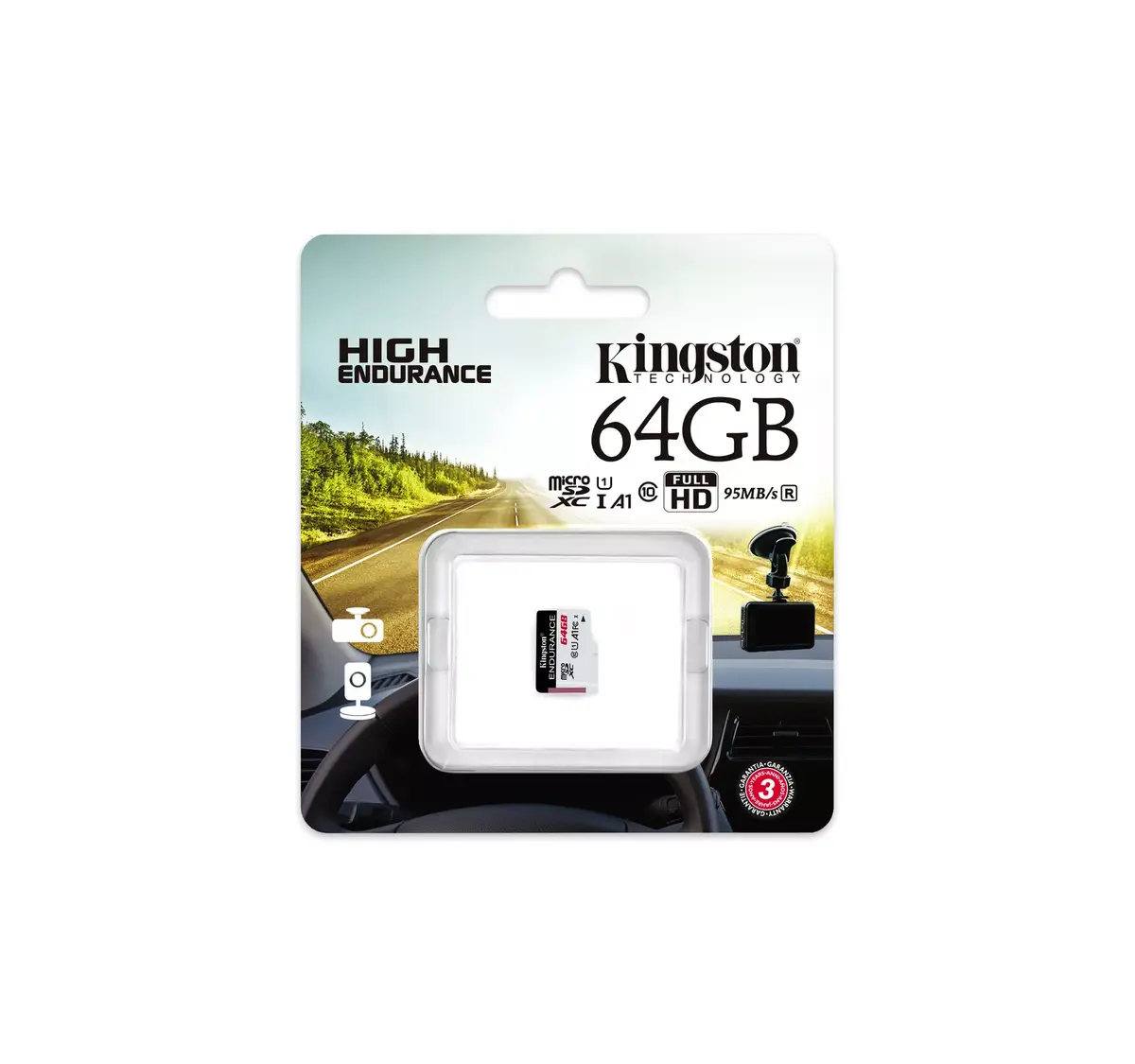 MicroSD Kingston Technology 64GB High Endurance Photo 3