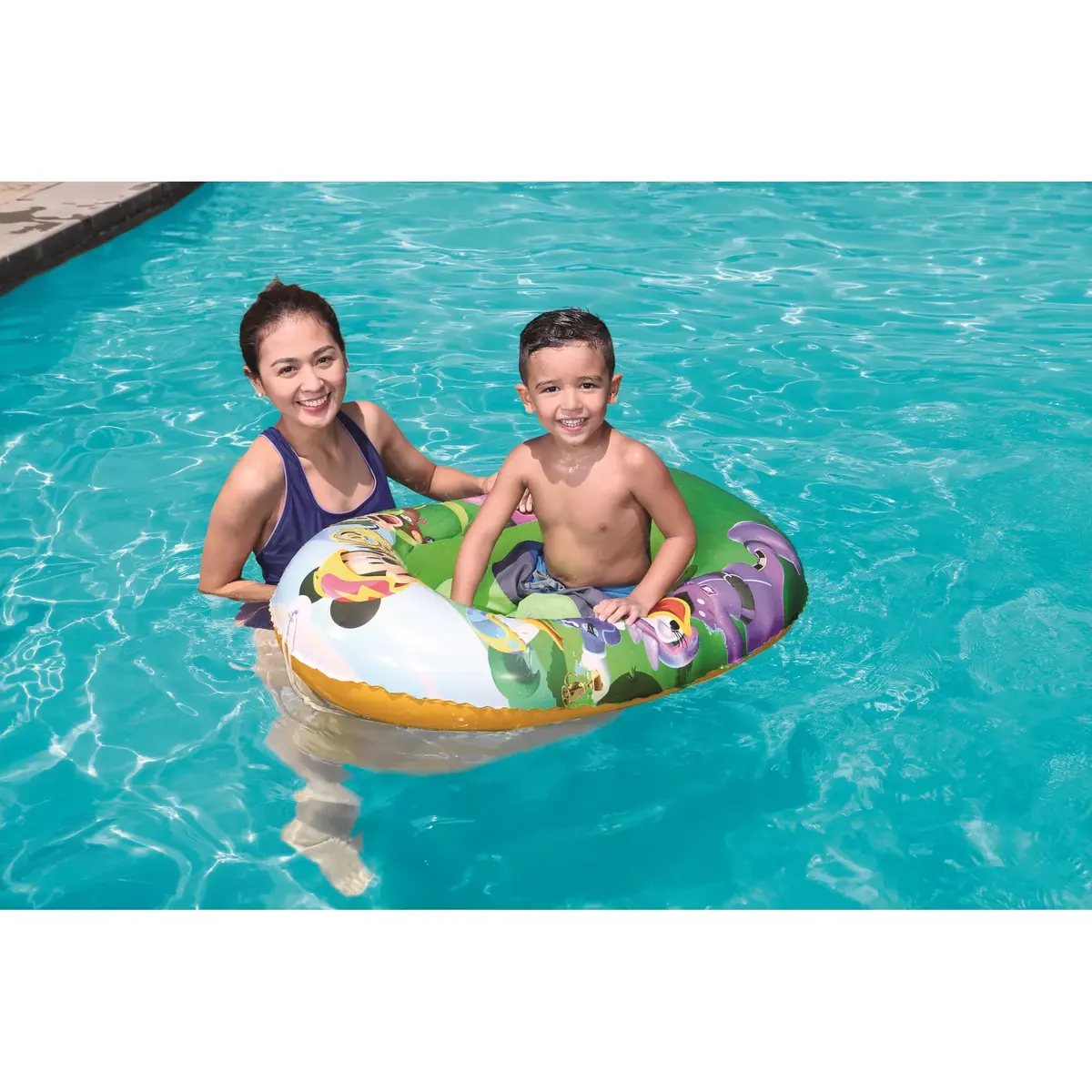 Bestway Mickey Mouse Clubhouse детский плот 910×610×200 мм Photo 15