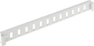 Optiskā panelis 19" 1U 12xCS DPX pelēks — Stalflex