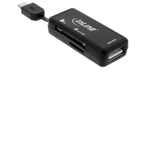 Card Reader InLine OTG Dual Flex 66776 for SD micro SD USB