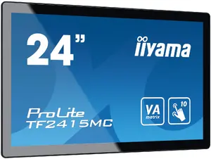 Сенсорный компьютерный монитор iiyama ProLite TF2415MC-B2 23.8 Дюйма Full HD 1920 x 1080 LED VA Панель HDMI DisplayPort Черный
