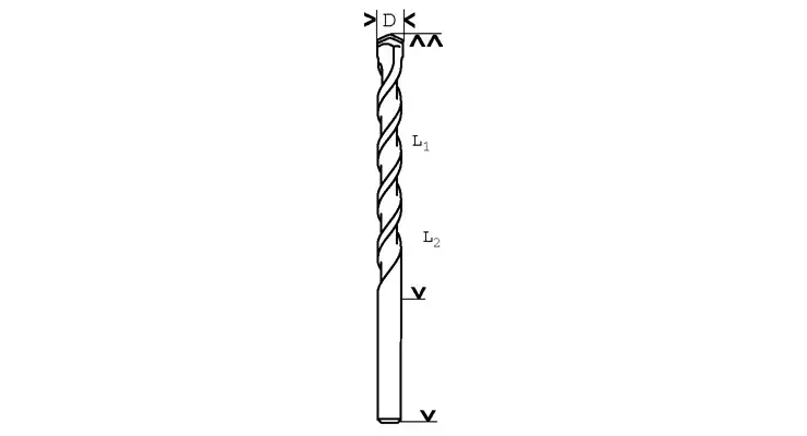 Bosch CYL-3 drill bit 14 mm 150 mm Photo 3