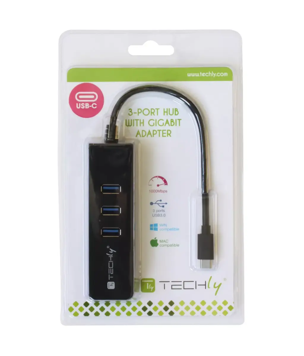 Док-станция для ноутбука Techly IDATA-USB-ETGIGA-3C2 Photo 2