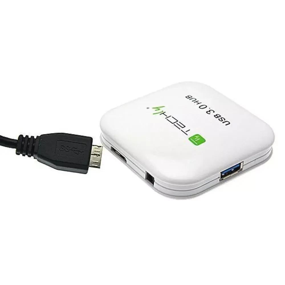 USB хаб Techly IUSB3-HUB4-WH Photo 6