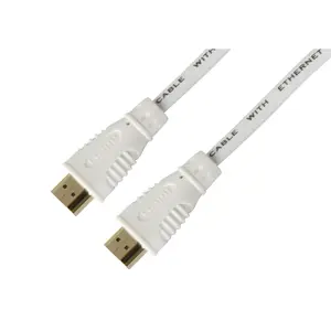 HDMI-кабель TECHLY ICOC-HDMI-4-020NWT, 2 м, HDMI Type A штекер–штекер, позолоченные контакты, белый