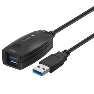 Active Extension Cable Techly SuperSpeed USB3.0 ICUR3050 5m Black