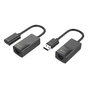 Cable gender changer RJ-45 USB 2.0 Type-A Techly IUSB-EXTENDTY2