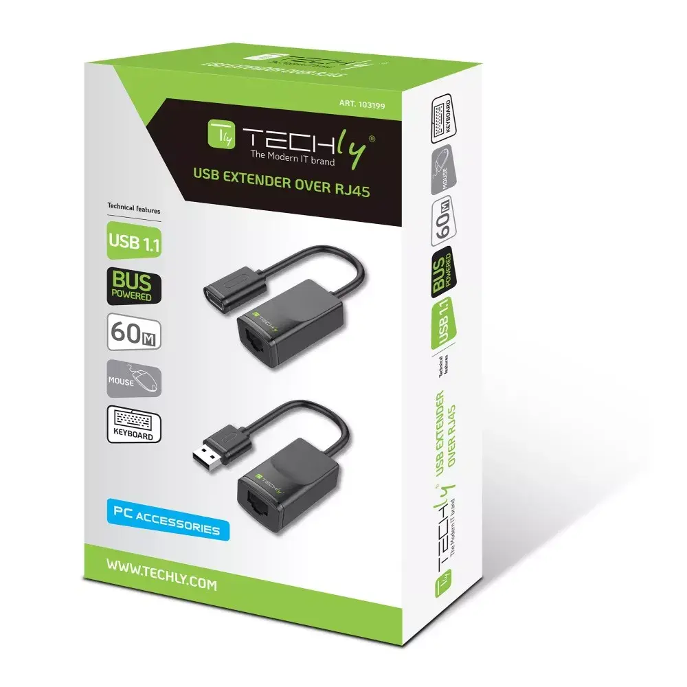 Cable gender changer Techly IUSB-EXTENDTY2 Photo 2