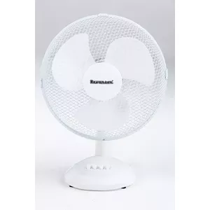 Настольный вентилятор Ravanson WT-1040, 3 скорости, 45 Вт, серый и белый