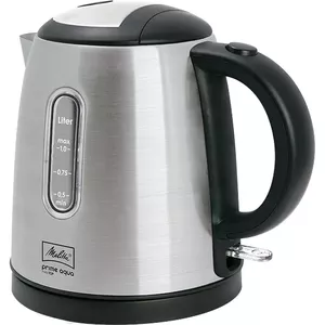Electric kettle Melitta Prime Aqua mini Top 1L 2200W Black Stainless steel