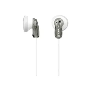 Проводные внутриканальные наушники Sony MDR-E9LP для музыки, серые и белые, 13.5 мм динамики, 18 - 22000 Гц
