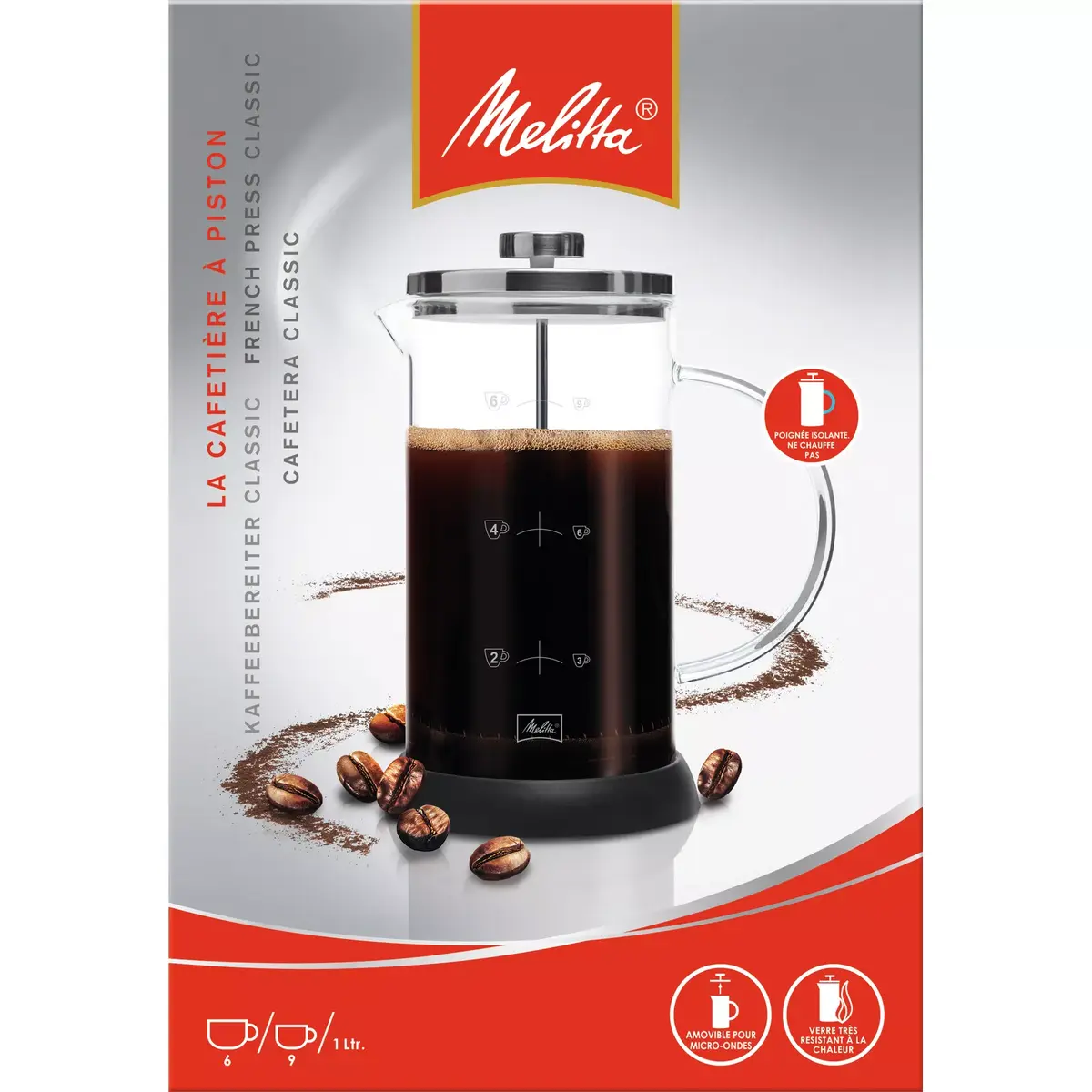 Melitta 6713355 franču prese, 8 tasītes Photo 2