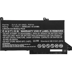 Akumulators DELL Latitude 12 7000 7280 7480 CoreParts MBXDE-BA0140