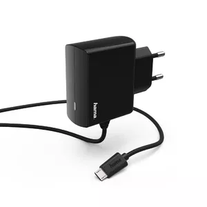 Hama 00183247 mobile device charger Mobile phone, Smartphone, Tablet Black AC Indoor