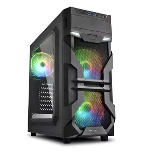 PC Case Sharkoon VG7-W RGB Midi Tower Black