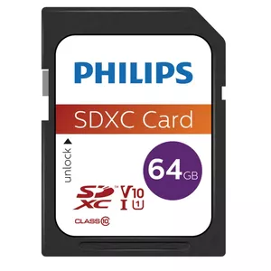 Philips FM64SD55B 64 GB SDXC UHS-I Klases 10