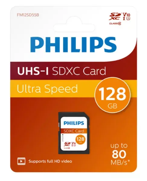 Zibatmiņa Philips 128GB FM12SD55B/00 Photo 2