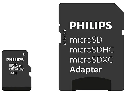 Philips FM16MP45B/00 16 GB MicroSDHC Memory Card Photo 3