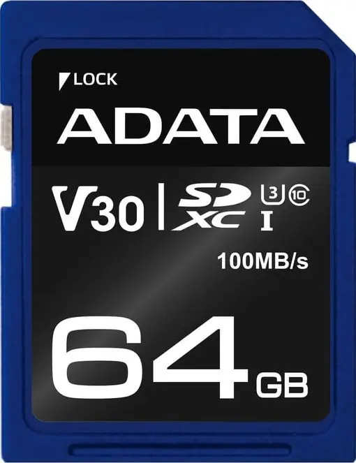 ADATA Premier Pro ASDX64GUI3V30S-R SDXC 64GB Atmiņas Karte Photo 6