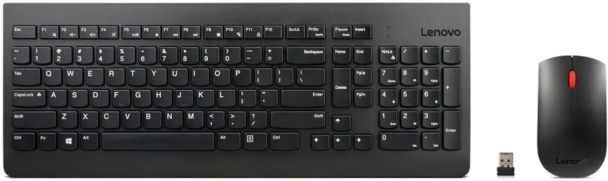 Bezvadu komplekts klaviatūras un peles Lenovo