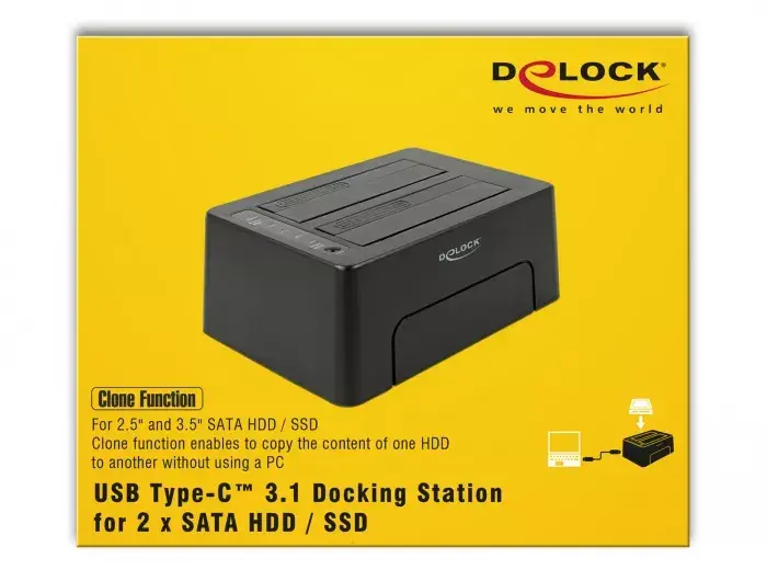 Uzglabāšanas disku dokstacija DeLOCK 63957 Photo 6