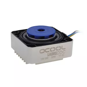 Sūknis Alphacool Laing DDC310 — alumīnijs/vara/ogleklis, 61×60×21 mm, melns/zils/pelēks
