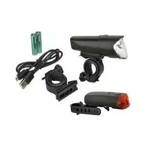 Velosipēda LED apgaismojuma komplekts FISCHER 85346 — 40 lx, LED darbības laiks 50 000 h